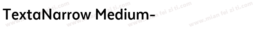 TextaNarrow Medium字体转换